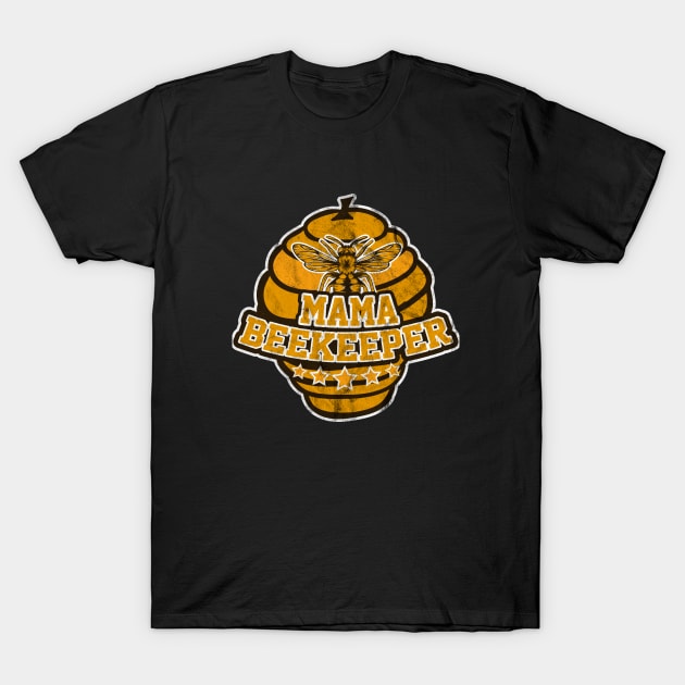 Vintage Mama Beekeeper T-Shirt by savariya